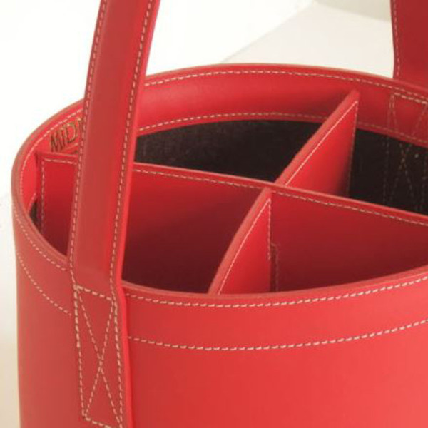 Seau porte bouteille midibar QUATRO en cuir Midipy - 4 coloris