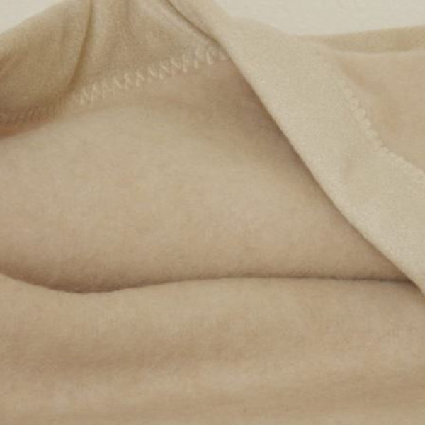 Couverture en 100% cachemire Midipy naturel beige - 3 tailles