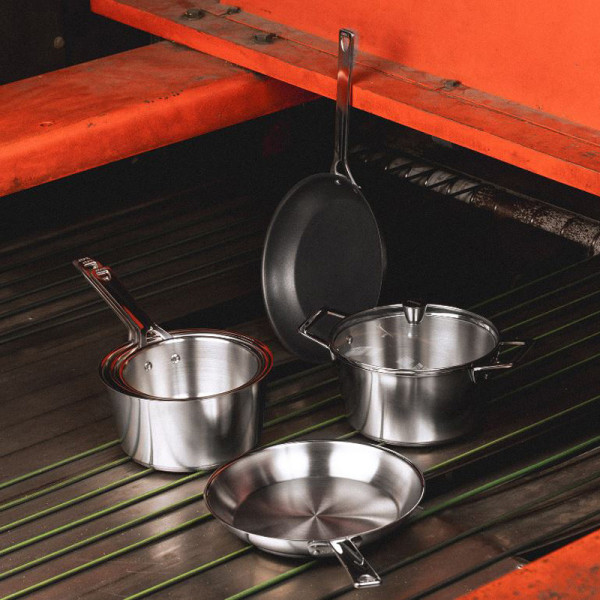 Poêle CRISTEL 1826 inox antiadhérente - 6 tailles