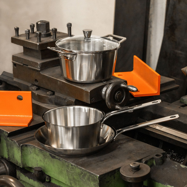 Set de 3 casseroles CRISTEL 1826 inox brossé