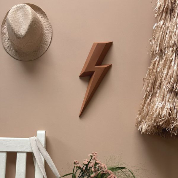 Eclair Ziggy Monochromic décoration murale - 5 coloris