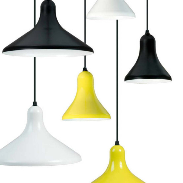 Suspension Luz Eva Piccolo noire 30cm