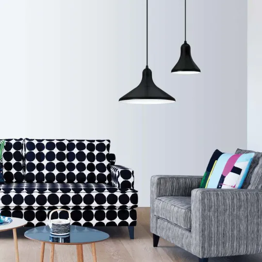 Suspension LUZ EVA Piccolo noire 30cm