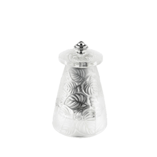 Moulin en cristal Peugeot Lalique à sel sec ou poivre 9cm