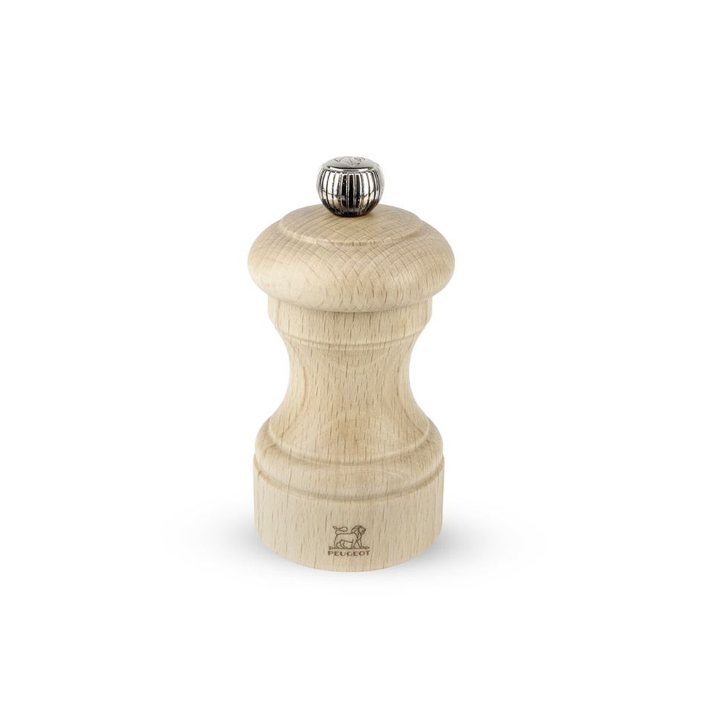 DeroTeno Moulin à Sel Bois Caoutchouc 16,5 Cm Avec Mécanisme Céramique Réglable
