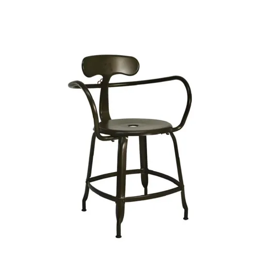 Fauteuil NICOLLE métal usage intérieur - 3 hauteurs 8 coloris