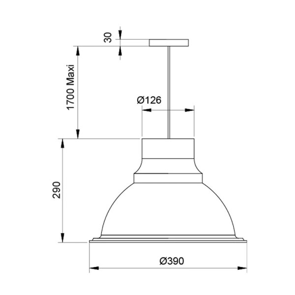 Suspension Loft S Aluminor - 4 coloris