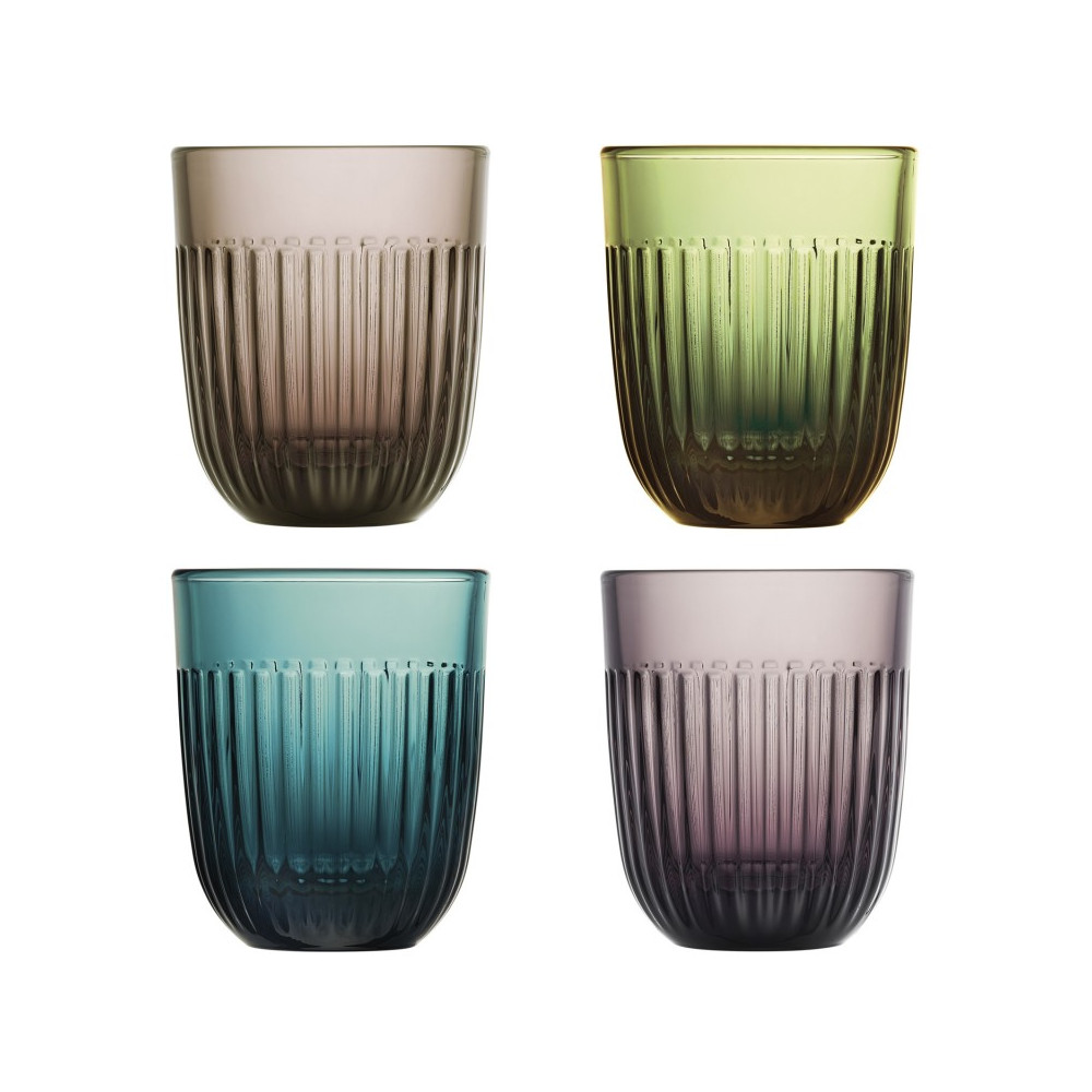 Ichendorf Lot De 4 Verres à Eau En Verre Décoré Cactus
