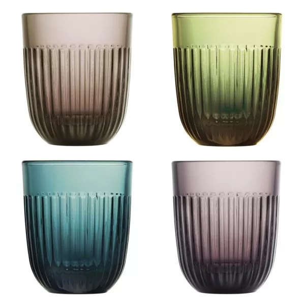 Set de 4 verres à eau Ouessant LA ROCHERE gobelets colorés