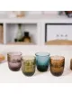 Set de 4 verres à eau Ouessant LA ROCHERE gobelets colorés