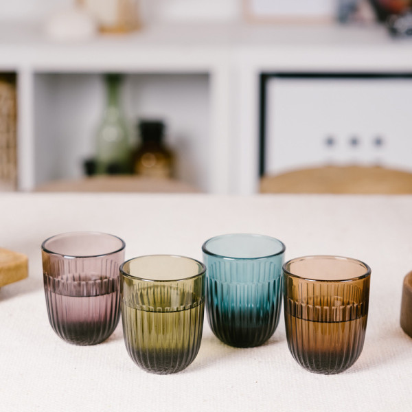 6 verres à eau Ouessant La Rochère gobelets - 4 coloris