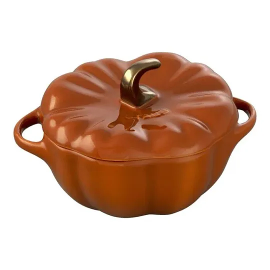 Mini cocotte Staub céramique Citrouille - 2 tailles