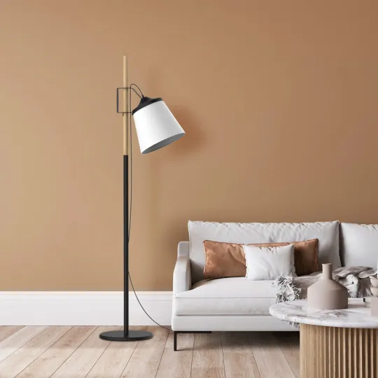 Lampadaire Woody LS ALUMINOR noir