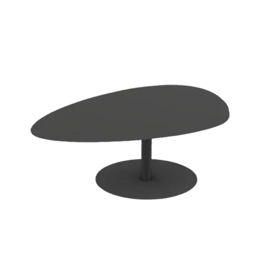 Grande table basse XL Galet Matière Grise - 40 coloris