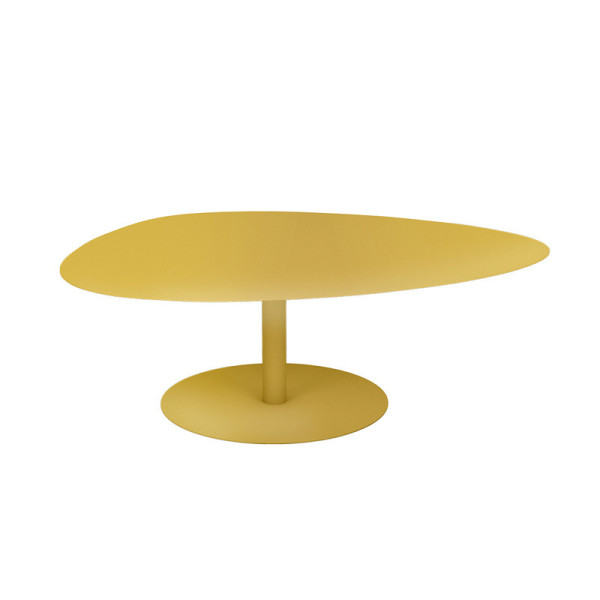Grande table basse XL Galet Matière Grise - 40 coloris