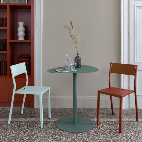 Table bistrot Galet Matière Grise - 2 tailles 40 coloris