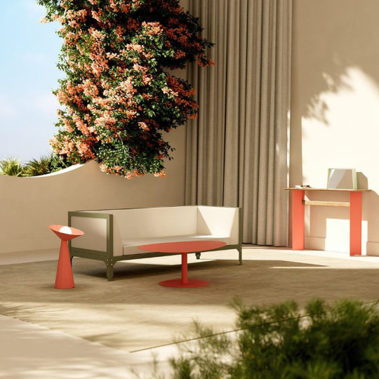 Canapé Hegoa Matière Grise acier - 38 coloris 2 tailles
