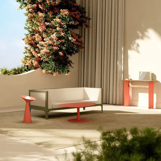 Canapé Hegoa Matière Grise acier - 38 coloris 2 tailles