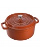 Cocotte Staub en fonte 24cm - 8 coloris