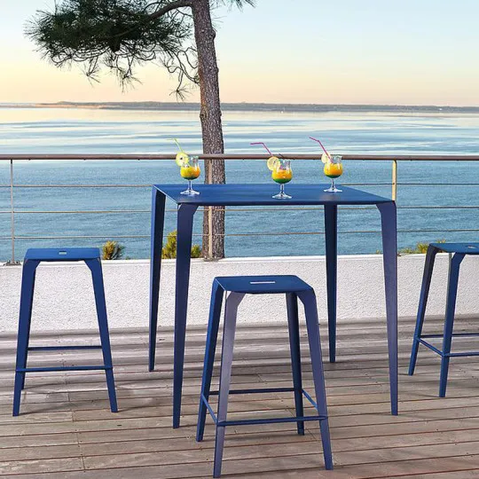 Table Valence 90x90cm CARRIER - 32 coloris 3 hauteurs