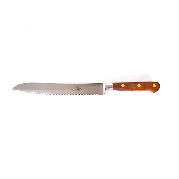 Bloc Sarlat noir noyer Sabatier et 5 couteaux de cuisine Périgord