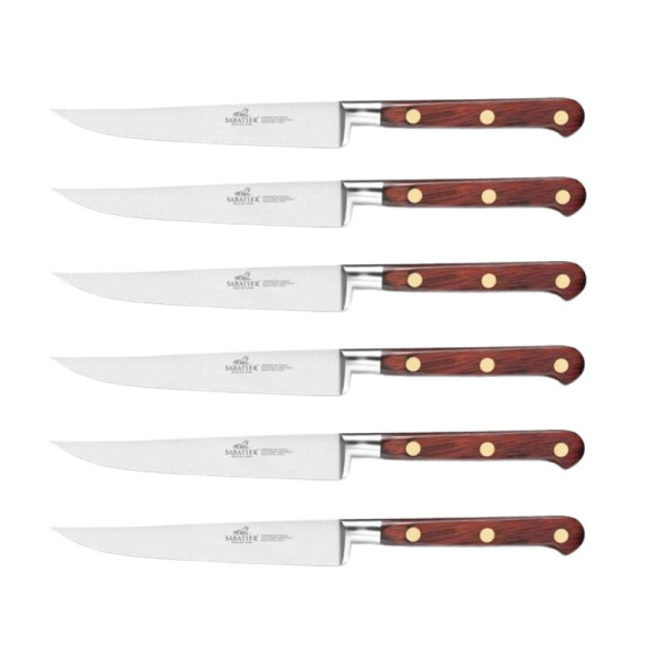 Couteau à steak Sabatier IDEAL bois - 3 finitions