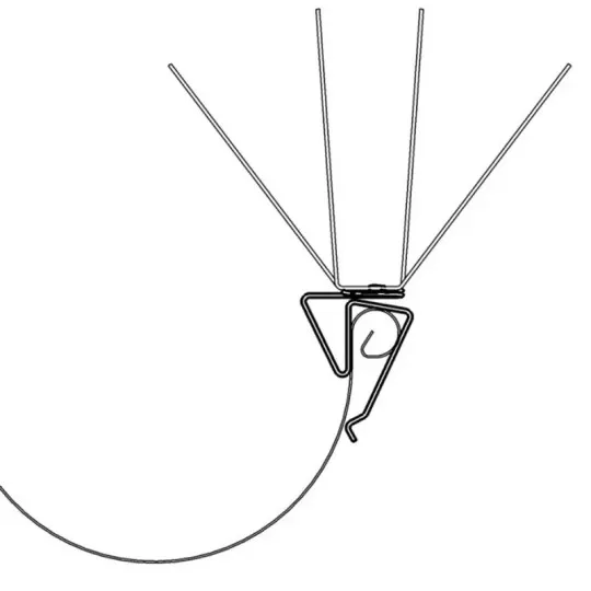 Pics anti-volatiles Oisipic pour gouttière avec bourrelet en position droite - 4 tailles