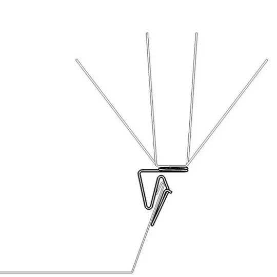 Pics anti-volatiles Oisipic pour gouttière sans bourrelet - 4 tailles