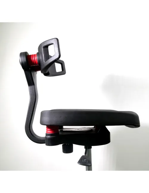 Fauteuil chaise de laboratoire Navailles Koncept noir