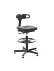 Fauteuil chaise de laboratoire Navailles Koncept noir