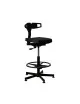 Fauteuil chaise de laboratoire Navailles Koncept noir