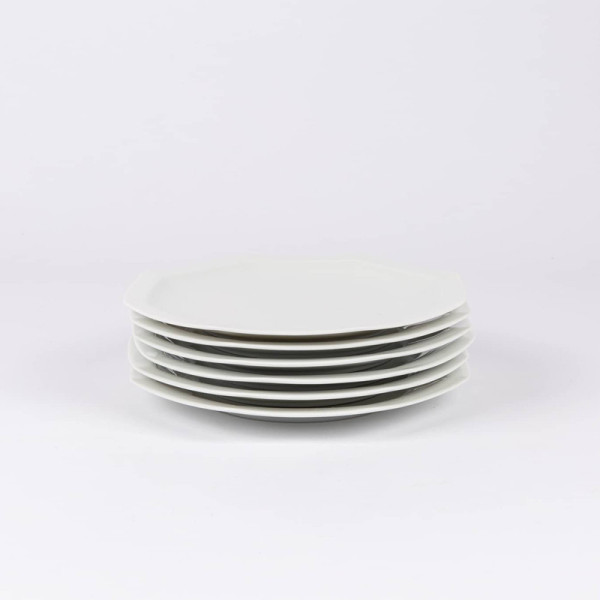 6 assiettes octogonales Ogre la Fabrique - 5 coloris 3 tailles