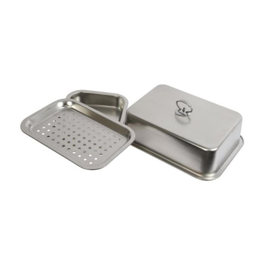 Kit cuisson à la vapeur en inox Le Marquier pour plancha