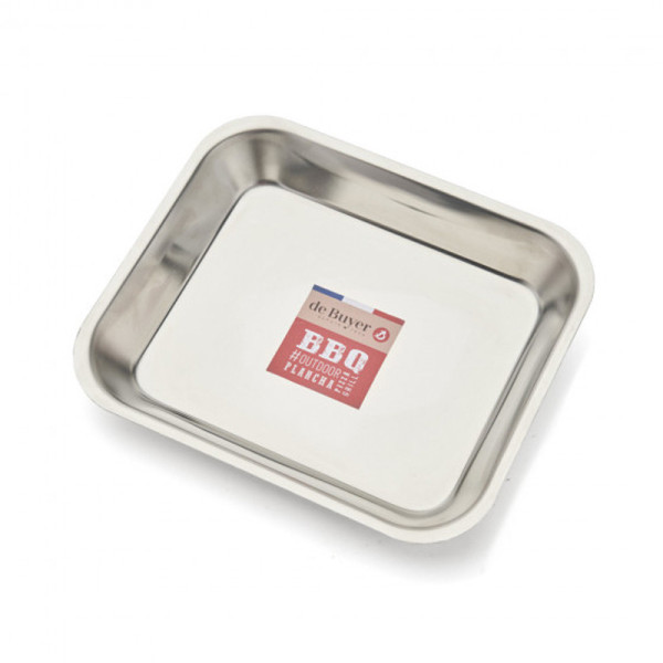 Plat à mariner en inox De Buyer - 2 tailles
