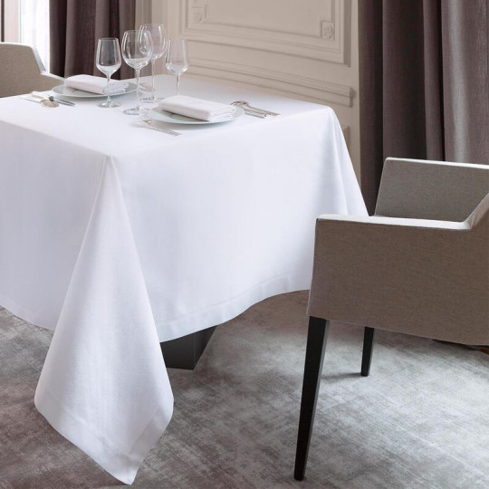 4 serviettes de table Offre White coton Le Jacquard Français - 3 motifs