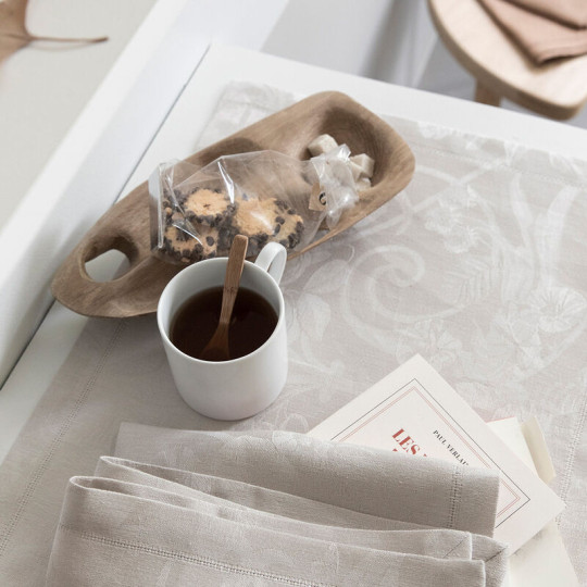4 sets de table Tivoli Lin Le Jacquard Français - 7 coloris