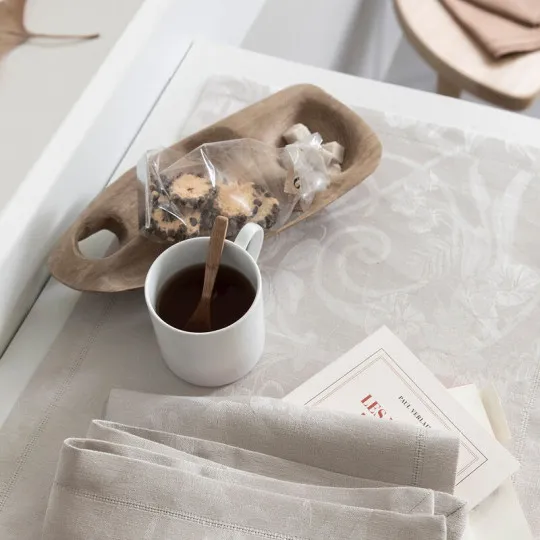 4 sets de table Tivoli Lin Le Jacquard Français - 7 coloris