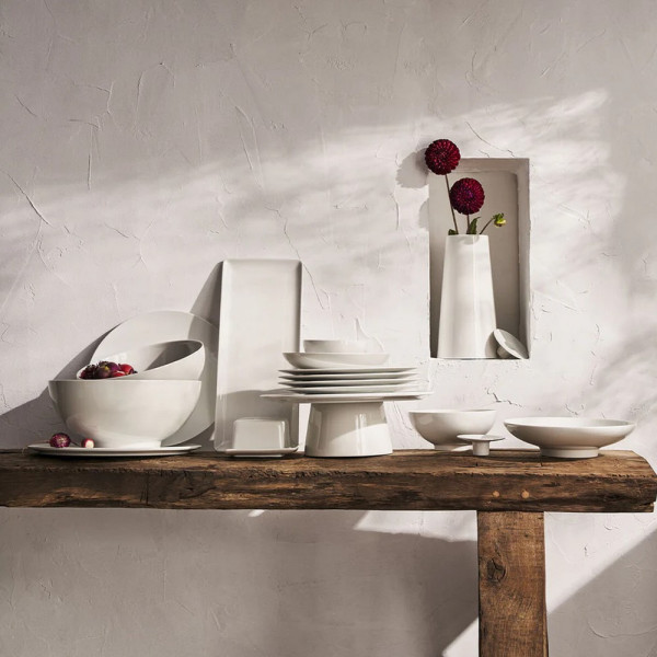 Coffret présentoir à gâteaux 25cm Modulo Blanc Degrenne
