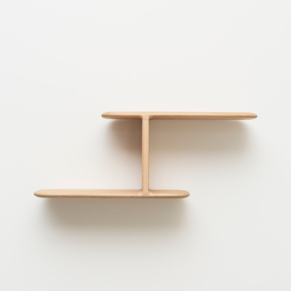 Etagère Téhème Duo Drugeot Manufacture chêne massif - 2 teintes