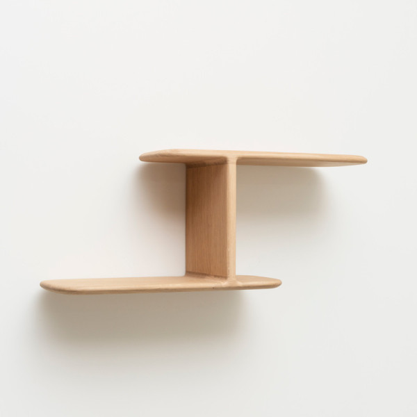 Etagère Téhème Duo Drugeot Manufacture chêne massif - 2 teintes
