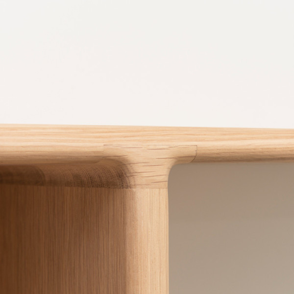 Etagère Téhème Duo Drugeot Manufacture chêne massif - 2 teintes