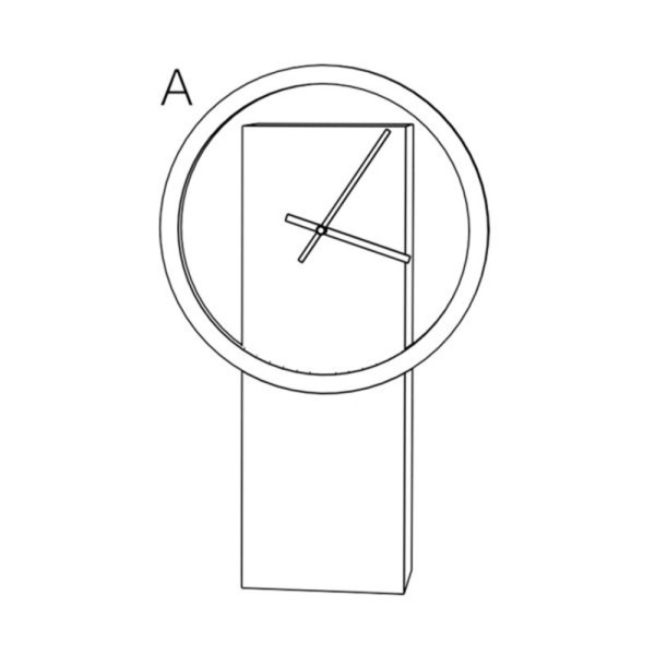 Horloge Cyclock Drugeot Manufacture chêne massif - 14 coloris