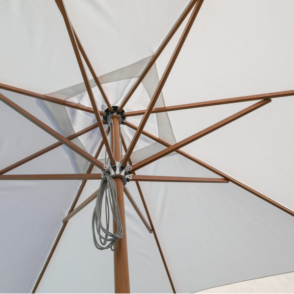 Parasol MÉDICIS carré grand format 3x3m SOLARIUS