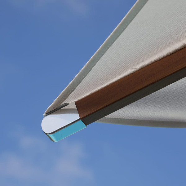 Parasol MÉDICIS carré grand format 3x3m SOLARIUS