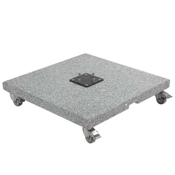 Parasol MÉDICIS carré grand très format 4x4m DELPHINA