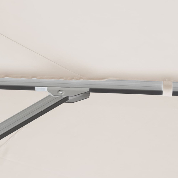Parasol MÉDICIS carré très grand format 5x5m HORUS
