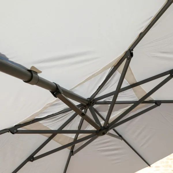 Parasol MÉDICIS déporté XXL 3,5x5m VEGA - 3 coloris
