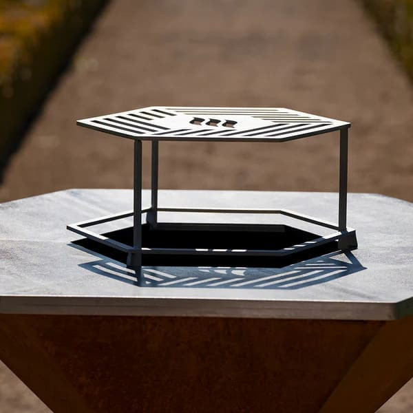 Grille HEXAGONE pour brasero plancha Agape 85cm