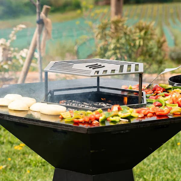 Grille HEXAGONE pour brasero plancha Festin 105cm