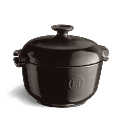 Cocotte faitout à riz en céramique Emile Henry Fusain